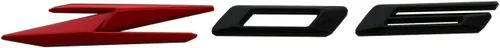 Miniatura 2 de 1 emblema Z06 de repuesto para insignia lateral de automóvil para GM Chevrolet C8 Corvette 85623536 2020-2022 (negro/rojo)