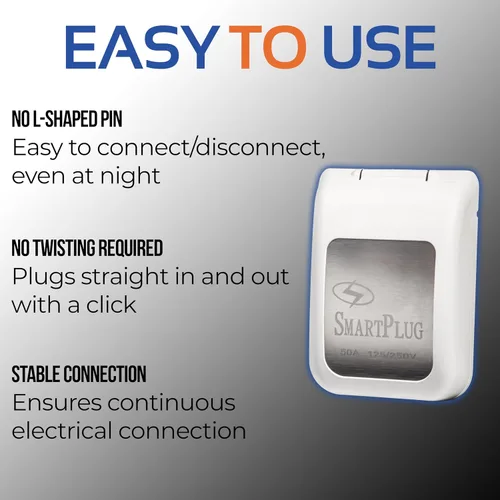 Miniatura 3 de SMART Plug Systems, LLC Black Bm50Pw SmartPlug Non-Metallic 50 Amp 2-Negro