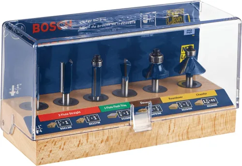 Miniatura 8 de BOSCH RBS006 Juego de 6 piezas de brocas con vástago de 1/4 pulg. con punta de carburo multiuso surtido con estuche de almacenamiento incluido