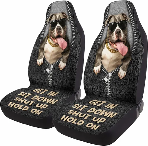 Miniatura 50 de GENANY Horror Nightmare Skellington - 2 fundas de asiento delantero para automóvil, camión, SUV, regalos de Navidad, funda de asiento de cubo