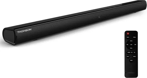 THOMSON Barras de sonido para TV, altavoces estéreo de alta fidelidad, barra de sonido envolvente de cine en casa con altavoz Bass Reflex, 35