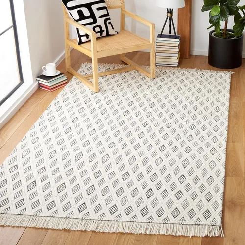 Miniatura 10 de SAFAVIEH Natura Collection - Alfombra de pasillo de 9 pies, color marfil y negro, diseño de transición, ideal para zonas de alto tráfico en pasillo