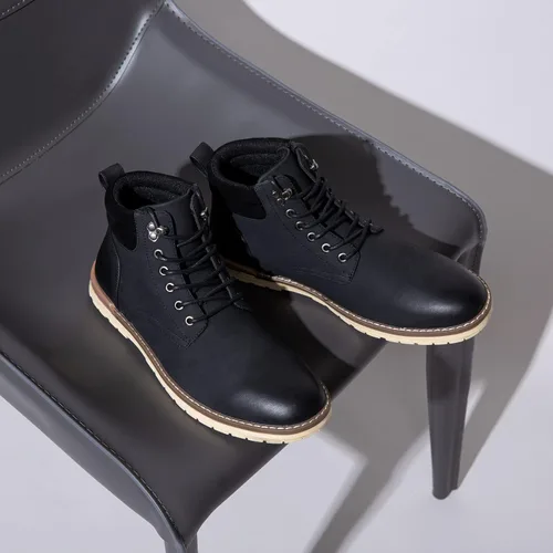 Miniatura 6 de Vostey Botas de senderismo impermeables para hombre, botas chukka casuales para hombres