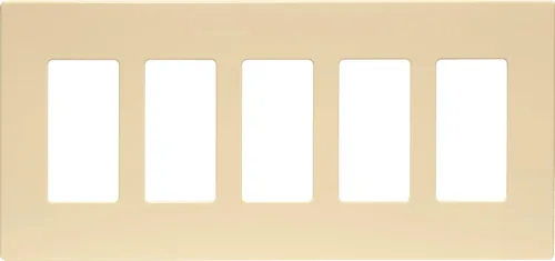 Miniatura 4 de Eaton PJS265A - Placa de pared sin tornillos, 5 bandas, almendra