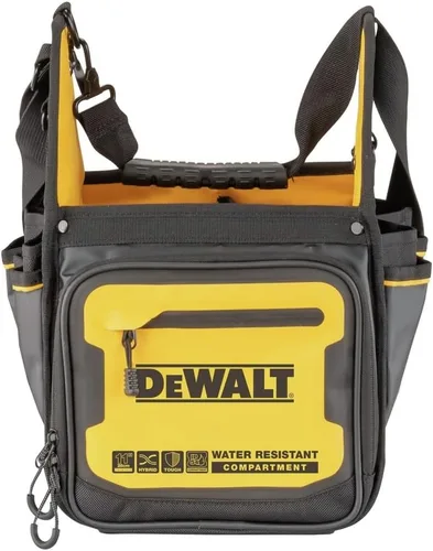 Bolsa de herramientas DEWALT, bolsa de electricista, almacenamiento y organización de herramientas, duradera y resistente al agua, 11 pulgadas