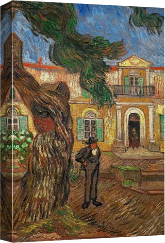 Miniatura 22 de Lienzo decorativo para pared, diseño de Van Gogh 32. Lirios y rosas