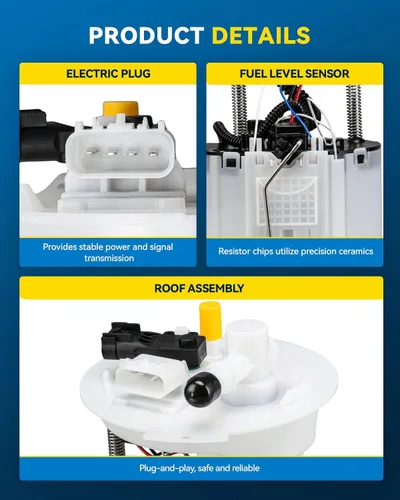 Miniatura 153 de PHILTOP FG1538 Conjunto de Bomba de Combustible Eléctrica con Unidad de Envío Compatible con Nissan Versa 1.6L Sedán/N17X 2012-2019, 2014-2019 Versa