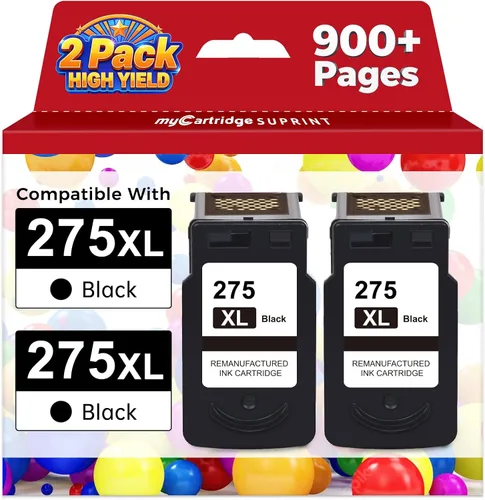 Cartucho de tinta negro PG-275 de reemplazo para impresoras Canon 275 Tinta negra Cannon 275 Tinta PG-275XL 275XL Cartuchos de tinta para impresoras