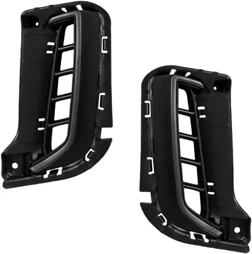 Miniatura 3 de KarParts360 Para Kia Telluride 2020 2021 2022 Cubierta de luz antiniebla lado del conductor Delantero Negro Con Moldeo cromado Plástico