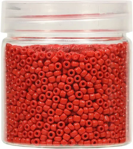 Miniatura 24 de Cuentas de semillas sueltas de color negro opaco, alrededor de 4000 piezas en caja 8/0 de vidrio para hacer joyas, agujero de 0.028 in (negro)