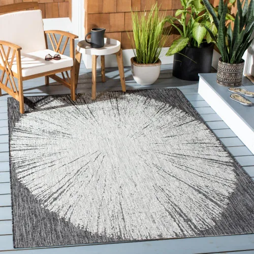 Miniatura 15 de Safavieh Courtyard Collection CY8893 - Alfombra decorativa para interiores y exteriores, no desprende pelusa, fácil de limpiar, 2 x 3 pies 7 beige