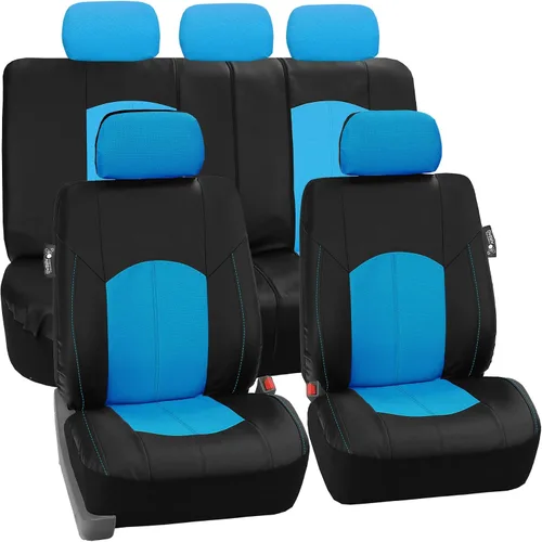 Miniatura 11 de Set completo fundas para asiento de coche FH Group, Negro
