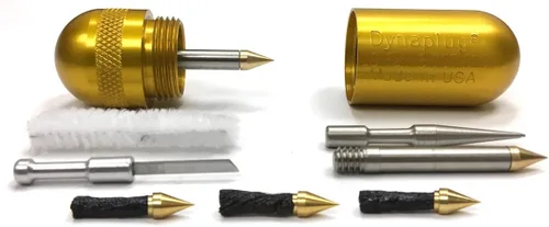 Miniatura 3 de Dynaplug, Micro Pro Pill, equipo de reparación de pinchazos de llantas, sin cámara de bicicleta, 1 paquete con 10 unidades %%% Rojo