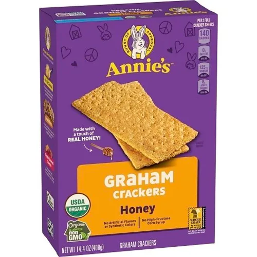 Miniatura 102 de Annie's Organic Chocolate Bunny Graham Snacks, 7.5 onzas