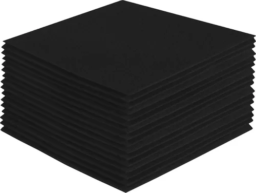 Miniatura 242 de FabricLA Hojas de fieltro acrílico para manualidades, cuadrados de fieltro precortados suaves de 4 x 4 pulgadas (3.9 in x 3.9 in), utiliza hojas