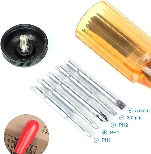 Miniatura 9 de Destornillador de trinquete de empuje, destornillador de trinquete de presión manual, destornillador en espiral, destornilladores de trinquete