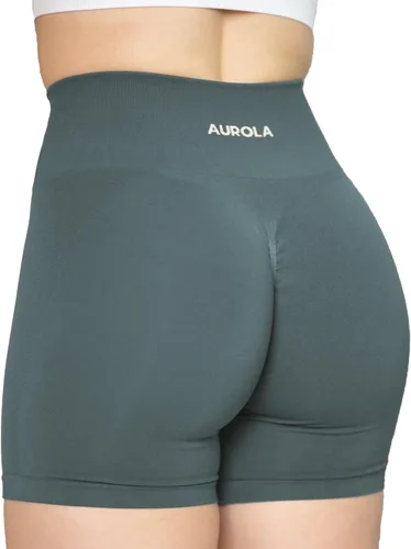 Miniatura 5 de AUROLA Intensify - Pantalones cortos de entrenamiento para mujer, sin costuras, para gimnasio, yoga, correr, deporte, ejercicio activo, fitness