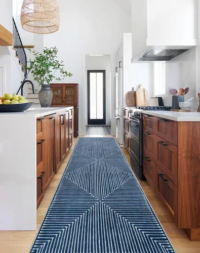 Miniatura 47 de GLN Rugs Contemporary Collection - Alfombra de felpilla lavable a máquina, contemporánea, antideslizante, de pelo corto, alfombra de felpilla