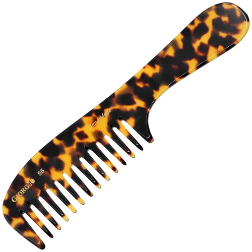 Giorgio G55 TY - Peine de dientes anchos para desenredar el cabello mojado, peine para desenredar el cabello de grosor fino a medio, peines para el