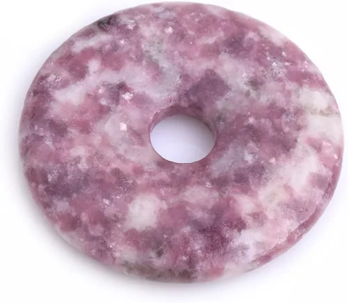 Miniatura 84 de GEM-Inside Rock Quartz Gemstone Loose Beads Genuine Natural Doubt Pink Ring Crystal Energy Stone Power para aretes colgantes, fabricación de joyas