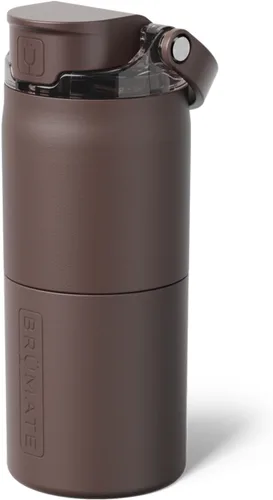 Miniatura 31 de BrüMate Rise - Botella de agua de 18 onzas con popote de silicona cubierto Botella de agua para niños aislada 100% a prueba de fugas Base apta