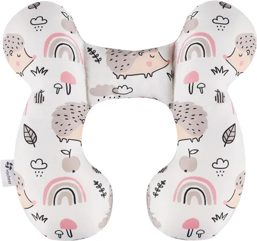 Miniatura 9 de vocheer Almohada de viaje para bebé (mejorada), almohada de apoyo para cabeza y cuello para cochecito, asiento de automóvil, cochecito, gorila, León