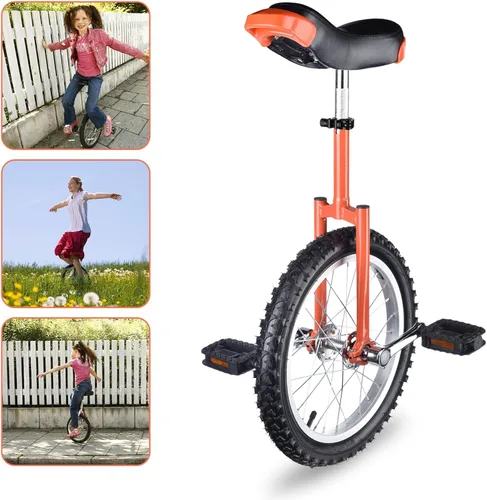 Miniatura 7 de AW Rueda de 16/18/20/24 pulgadas, asiento ajustable para exteriores, para adultos, niños, deportes al aire libre, ejercicio de fitness, para elegir