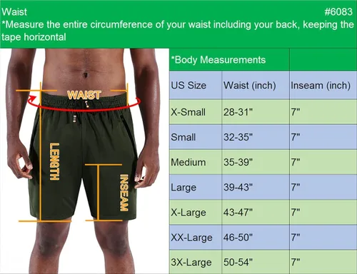 Miniatura 3 de NELEUS Pantalones cortos ligeros de 7 pulgadas para hombre con bolsillos