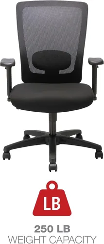 Miniatura 5 de Alera ALE Envy Series Silla multifunción de malla con respaldo alto, color negro