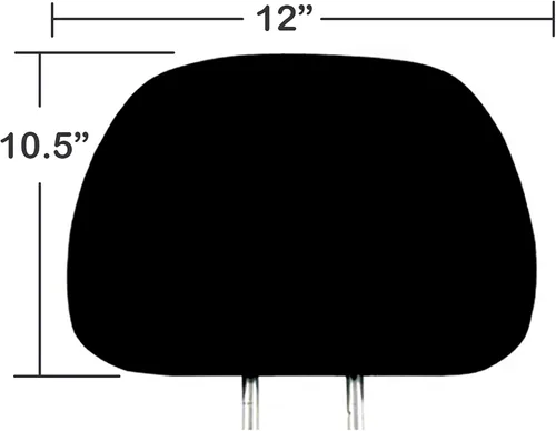 Miniatura 6 de Yupbizauto Fundas para reposacabezas de asiento de automóvil, camión, camioneta, SUV, ajuste universal para autos, furgonetas, camiones, se venden