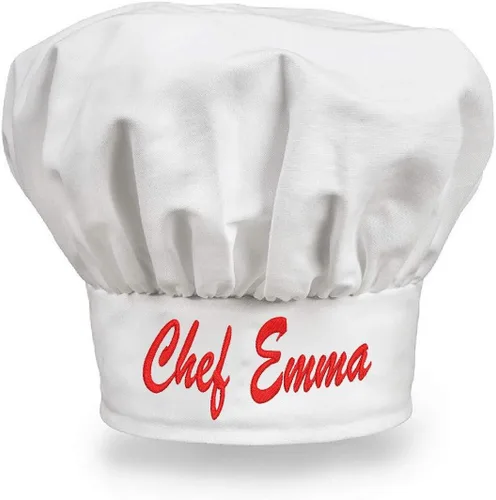 Miniatura 6 de BEN KAUFMAN SALES CO Delantal personalizado con bolsillos delanteros y gorro de chef bordado ajustable