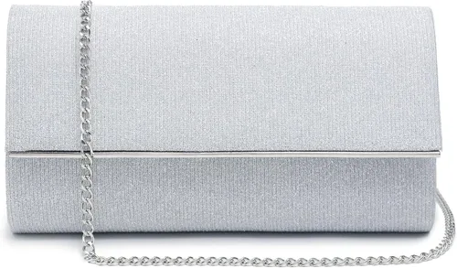 Miniatura 7 de Dasein Bolso de noche para mujer, bolso de mano con purpurina para boda, bolso de novia brillante para cóctel, fiesta, baile de graduación