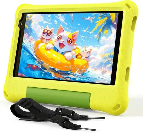Miniatura 10 de Tableta para niños de 8 pulgadas, Android 15, Octa-Core 12 GB de RAM + 64 GB de ROM, tableta para niños pequeños con WiFi 6, control parental