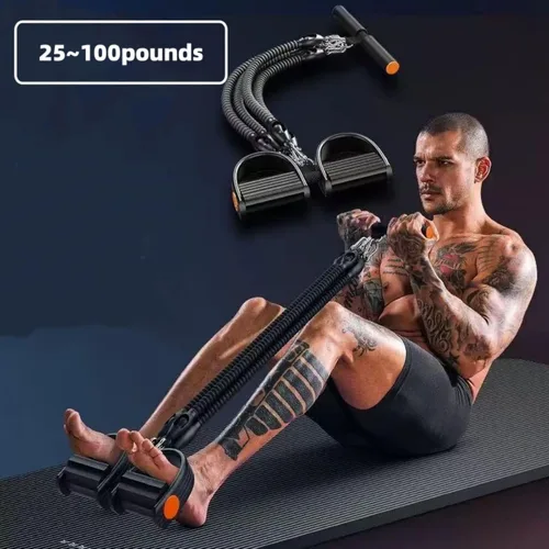 Miniatura 2 de Bandas de resistencia para ejercicio, 6 tubos elásticos de yoga para tirador de pedal de yoga, cuerda de tensión de látex natural, equipo de M