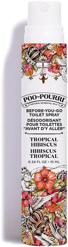Miniatura 15 de Poo-Pourri Before-You-Go - Aerosol para inodoro de bolsillo, esenciales de viaje, hibisco tropical, 1 onza líquida, hasta 50 usos, desodorante