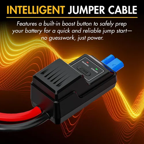 Miniatura 4 de Wagan EL7601 iOnBoost V8 Slim Arrancador de Coche 1200 A Pico 12 V Batería de Litio Portátil para Coche de hasta 4.0 L V8 de Gasolina o 2.0 L Diésel