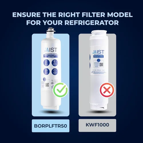 Miniatura 6 de Mist Ultra Clarity Pro Filtro de agua de repuesto compatible con Bosch BORPLFTR50, filtro de agua para refrigerador compatible con BORPLFTR55