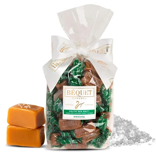 Miniatura 11 de Béquet Caramelo – Caramelo de sal marina celta – Caramelo gourmet – Caramelo de caramelo salado envuelto individualmente – Hecho en Montana – Kosher