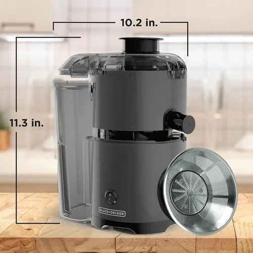 Miniatura 3 de Exprimidor silencioso de frutas y verduras, JE2500B - Extractor de jugo de 400 vatios - Exprimidor silencioso de frutas y verduras, puedes disfrutar