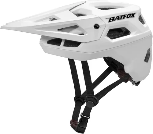 Miniatura 15 de Casco de Bicicleta BATFOX, Casco de Bicicleta de Montaña para Hombres, Mujeres, Adultos y Jóvenes Gris