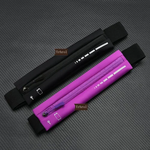 Miniatura 6 de Paquete de 2 cinturones para correr para mujeres y hombres, soporte para teléfono, cinturón de cintura para entrenamiento y correr, cinturón