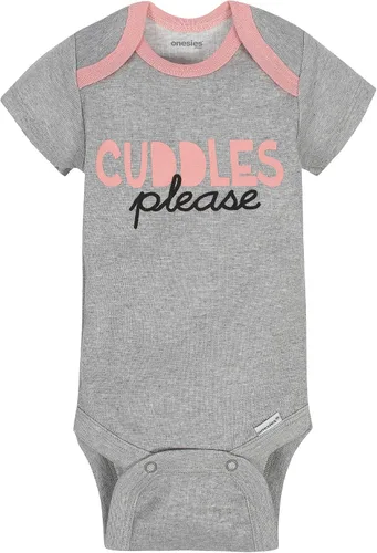 Miniatura 6 de Onesies Brand Paquete de 8 mamelucos de manga corta para bebé niñas