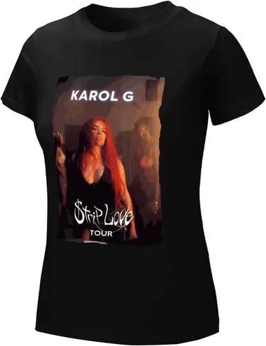 Miniatura 6 de Camiseta casual para mujer, camisetas gráficas de moda, cuello redondo, camisetas de verano