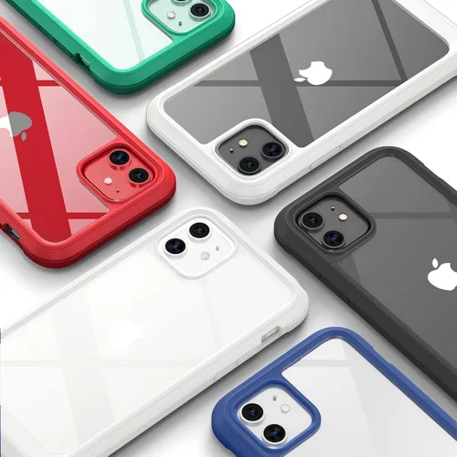 Miniatura 422 de Diaclara Funda diseñada para iPhone 16, mejorada [protección completa de la cámara], carcasa resistente de cuerpo completo con protector de pantalla