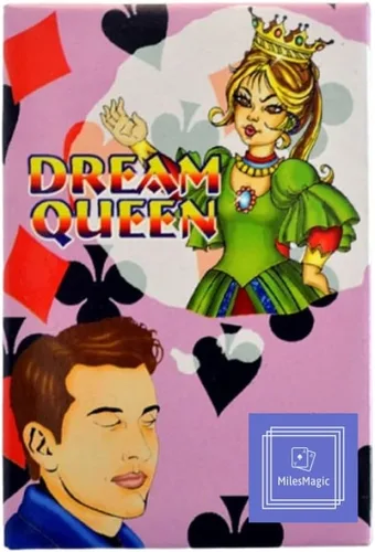 Miniatura 2 de MilesMagic Truco de magia Dream Queen Truco de tarjeta de ilusión de mentalismo de mago Efecto de predicción de reina fácil de realizar
