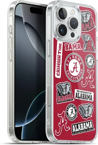 Miniatura 33 de Head Case Designs Funda de gel suave con licencia oficial de la Universidad de Alabama UA Collage compatible con Apple iPhone 13 Pro Max