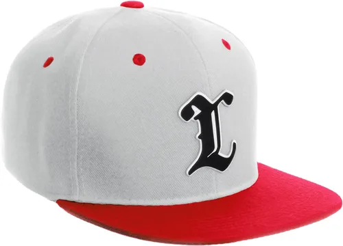 Miniatura 1484 de Daxton Gorra clásica con visera de billete plano con letras del alfabeto inglés antiguo de la A a la Z