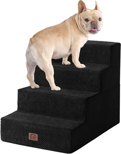 Miniatura 12 de EHEYCIGA Escaleras para perros pequeños de 13.5 pulgadas de alto, escalones para perros de 3 escalones para sofá y silla, escalones para mascotas
