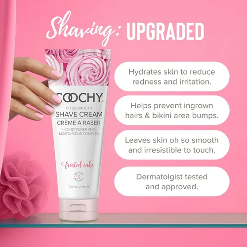 Miniatura 2 de Coochy Crema de afeitado - Loción hidratante para afeitar, crema de afeitar íntima suave, para área del bikini, axilas, piernas y más, fórmula