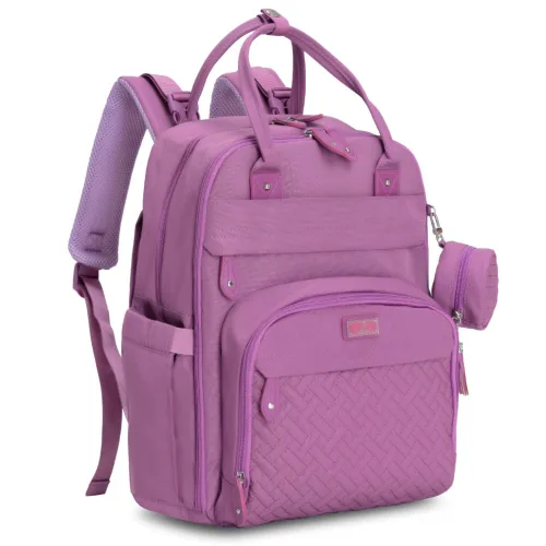 Miniatura 24 de BabbleRoo - Mochila para pañales - Bolso de viaje con artículos esenciales para bebés - Mochila multifuncional resistente al agua, bolso de viaje
